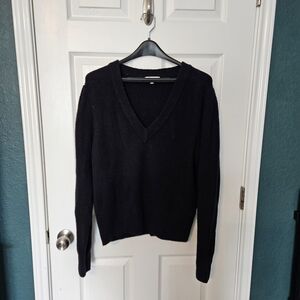 Madewell Black V-Neck Sweater